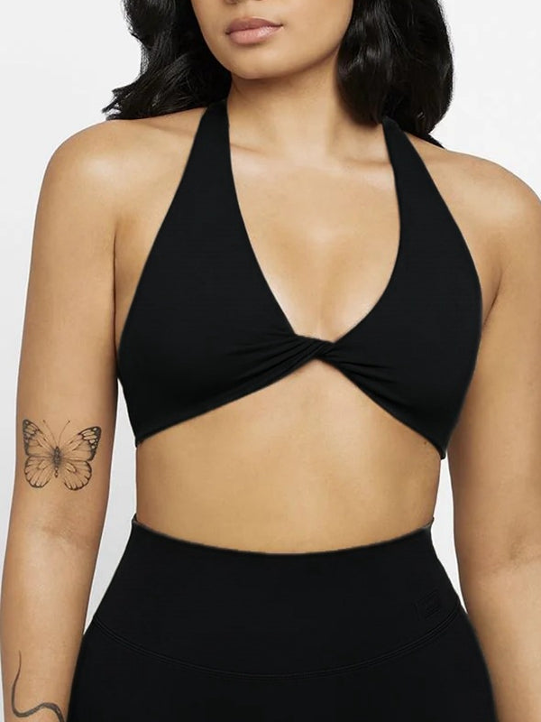 BUYCO Female Super Twist Thumbhole Cropped Top