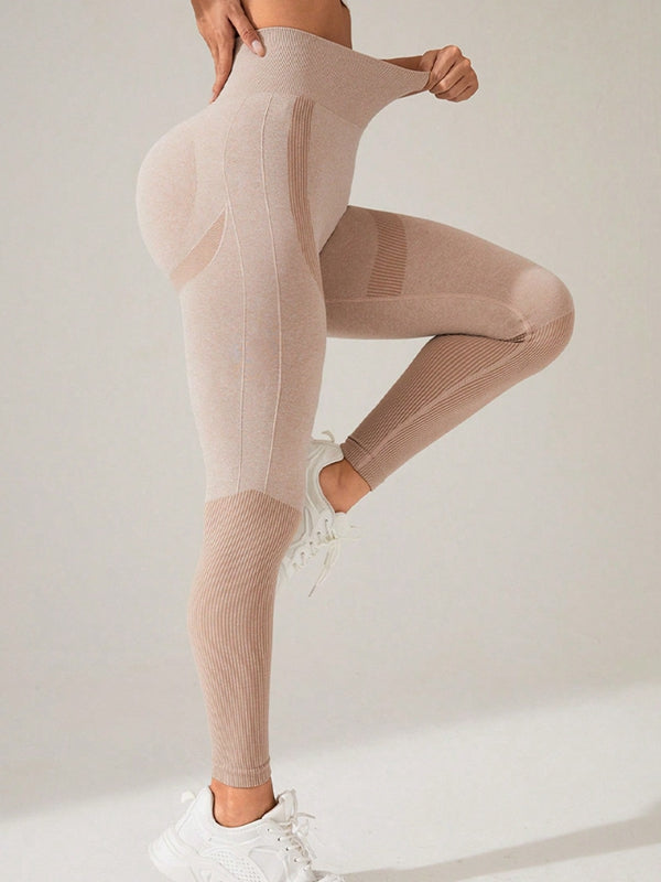 BUYCO Female Ribbed Seamless Fit Leggings