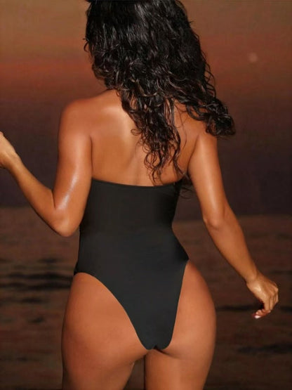 BUYCO Female Unique Cross Backless One Piece