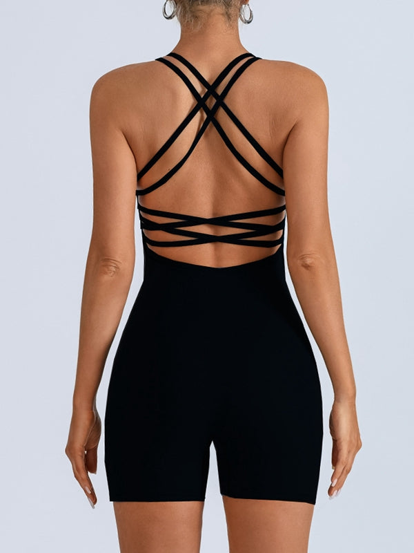 BUYCO Female Unique Cross Back Romper