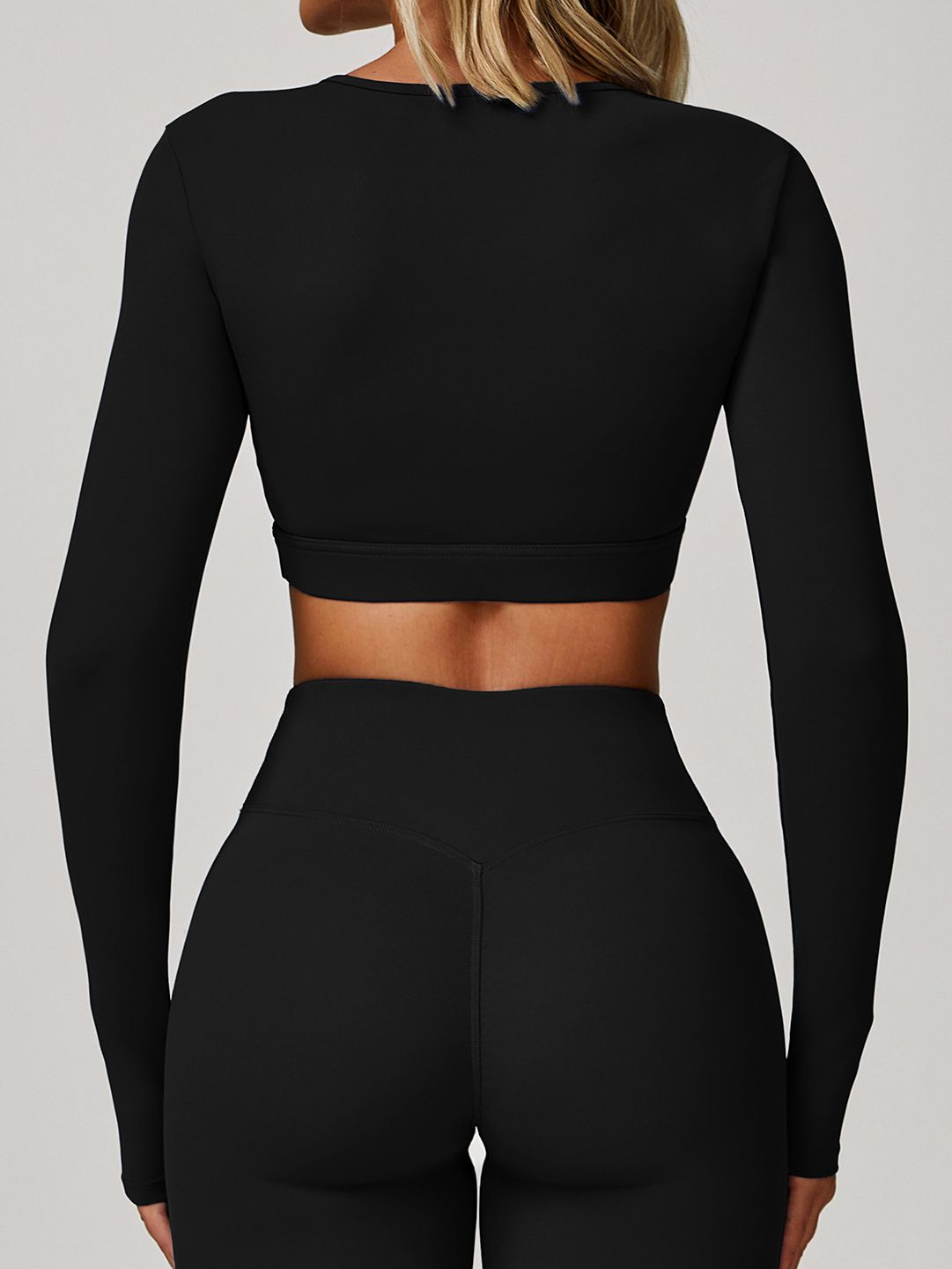 BUYCO Female Fitted Hollow Out Long Sleeves