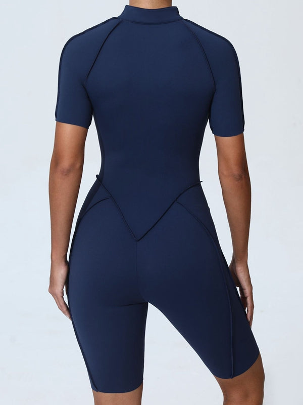 BUYCO Female Fitted Zipper Fit Romper