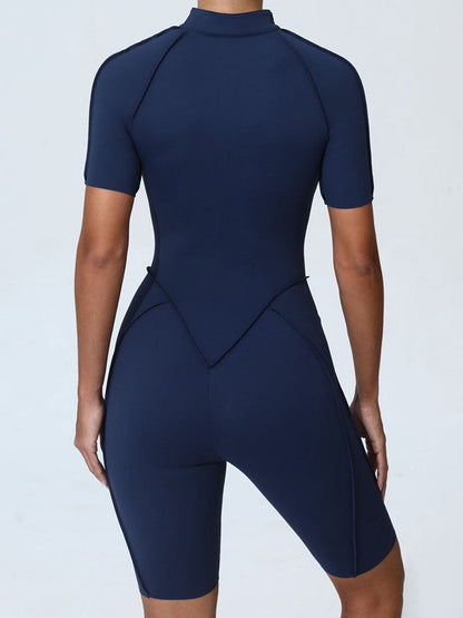 BUYCO Female Fitted Zipper Fit Romper