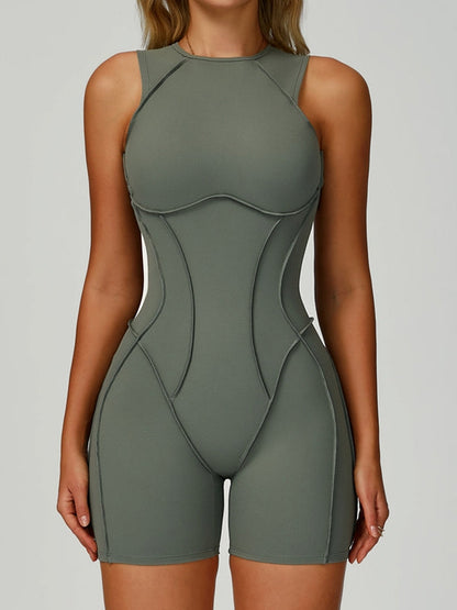 BUYCO Female Fitted Backless Quick-dry Romper