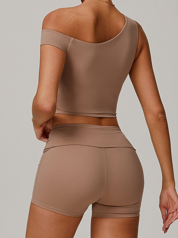 BUYCO Female Unique Cutout Short Tracksuit