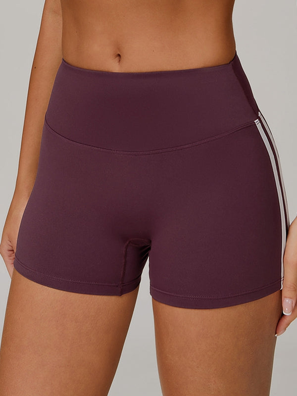 BUYCO Female Contrast Color Stripes Sports Bras