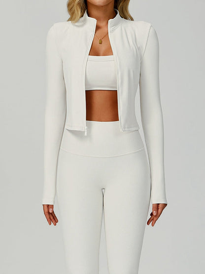 BUYCO Female Ribbed Short Traksuit