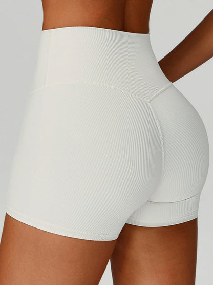 BUYCO Female Ribbed High-rise Leggings