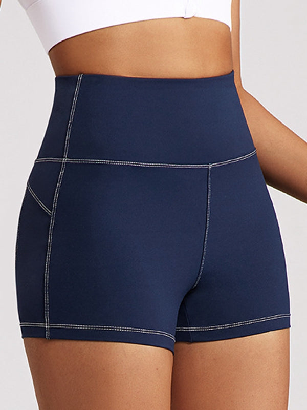 BUYCO Female Fitted Denim Pocket Quick-dry Shorts