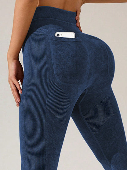 BUYCO Female Seamless Tie-Dye Printed Leggings