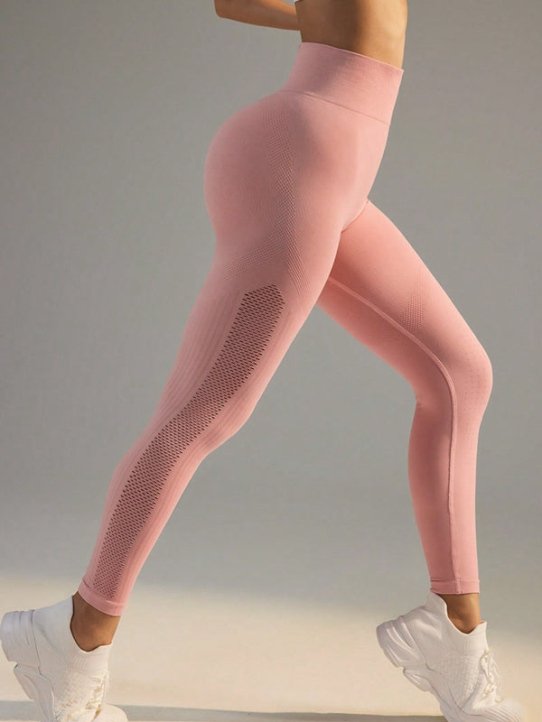 BUYCO Female Fitted Fishnet Quick-dry Leggings