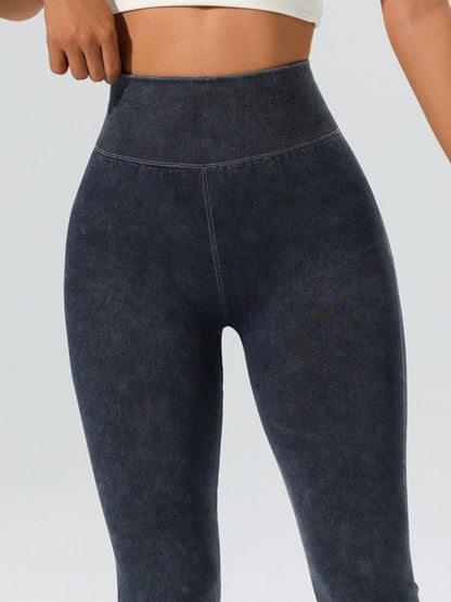 BUYCO Female Tie Dye High-rise Flare Leggings
