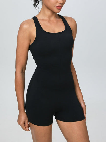 BUYCO Female Unique Cross Back High Elastic Romper