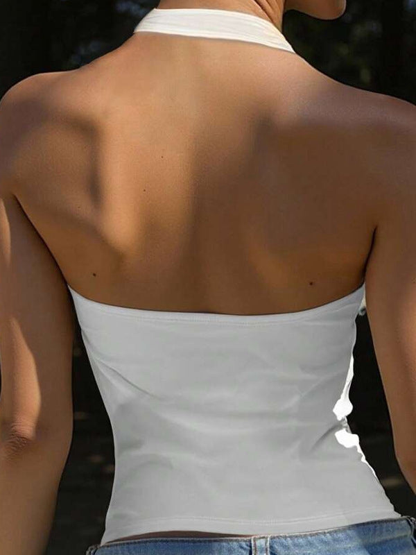 BUYCO Female Backless Halter Tank