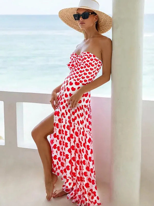 BUYCO Female Print Mesh 2-Pieces Swimwear