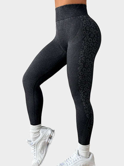 BUYCO Female Leopard Print High-rise Leggings
