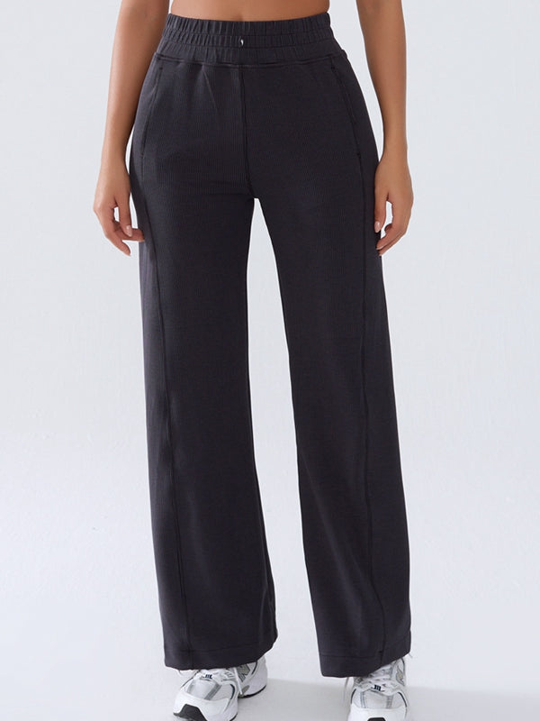 BUYCO Female Ribbed Pocket Casual Pants