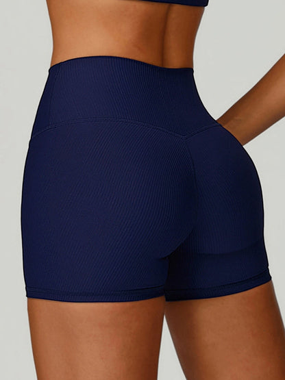 BUYCO Female Ribbed High-rise Leggings