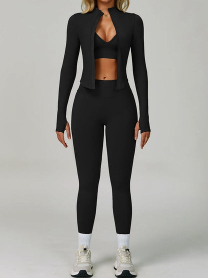 BUYCO Female Deep V Back Seamless High-rise Leggings