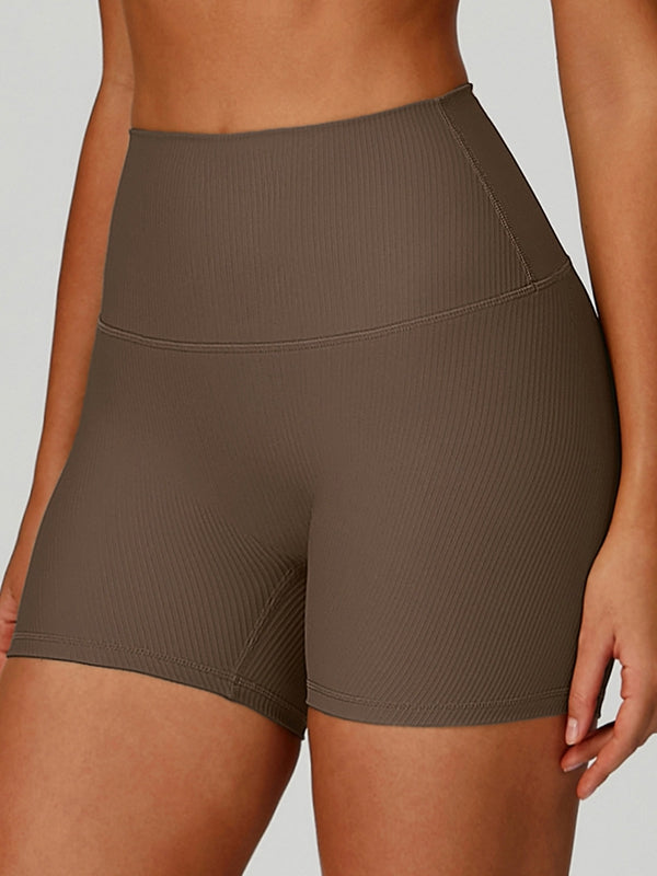 BUYCO Female Ribbed High-rise Leggings