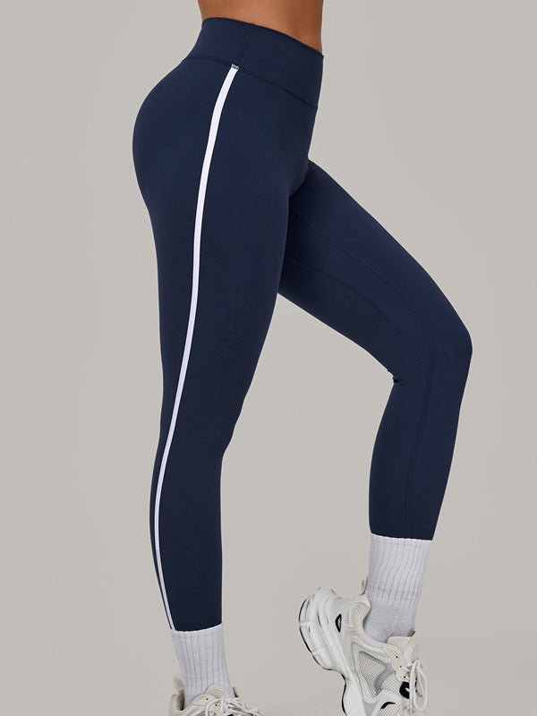 BUYCO Female Contrast Color Stripe Sports Bras