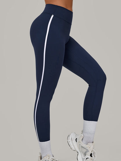 BUYCO Female Contrast Color Stripe Sports Bras