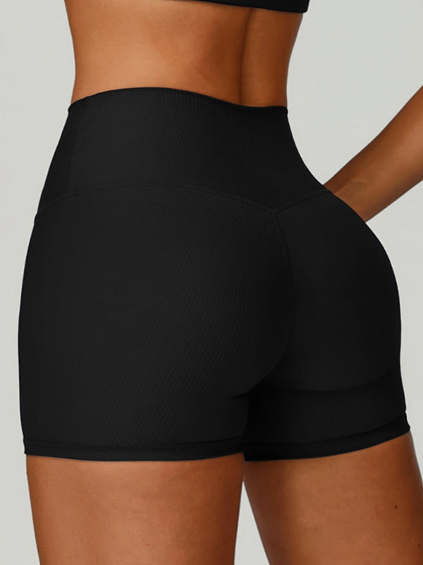 BUYCO Female Ribbed High-rise Leggings