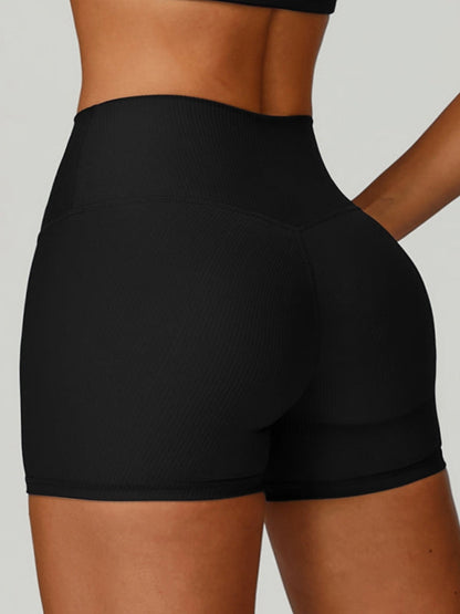 BUYCO Female Ribbed High-rise Leggings