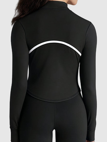 BUYCO Female Zipper Stripes Jacket