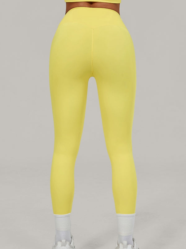 BUYCO Female Contrast Color Stripes High-rise Leggings