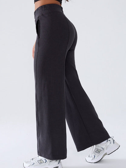 BUYCO Female Ribbed Pocket Casual Pants