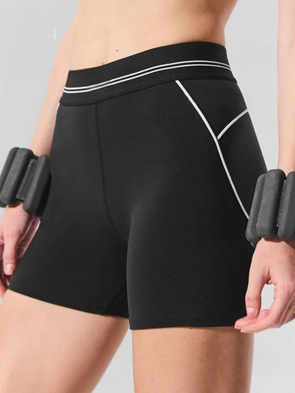BUYCO Female Contrast Color Push-lift Shorts
