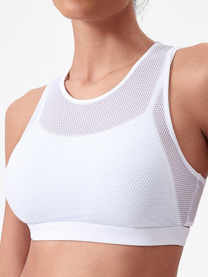 BUYCO Female Fishnet Yoga Sports Bras