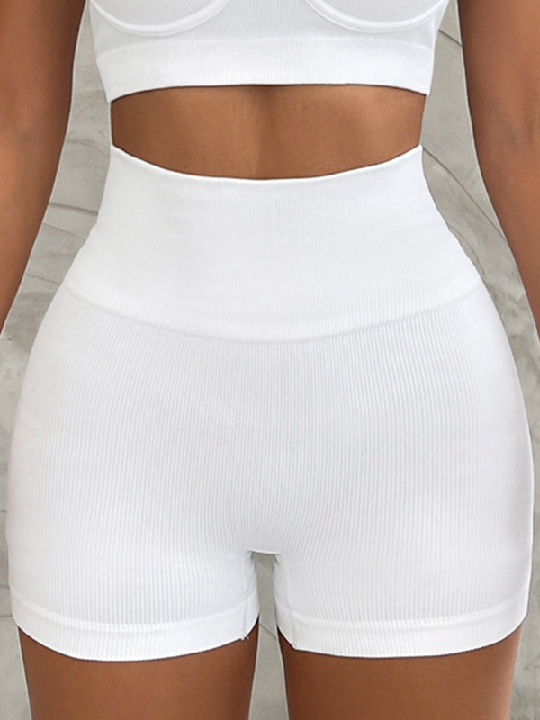 BUYCO Female Ribbed Push-up Short Tracksuit