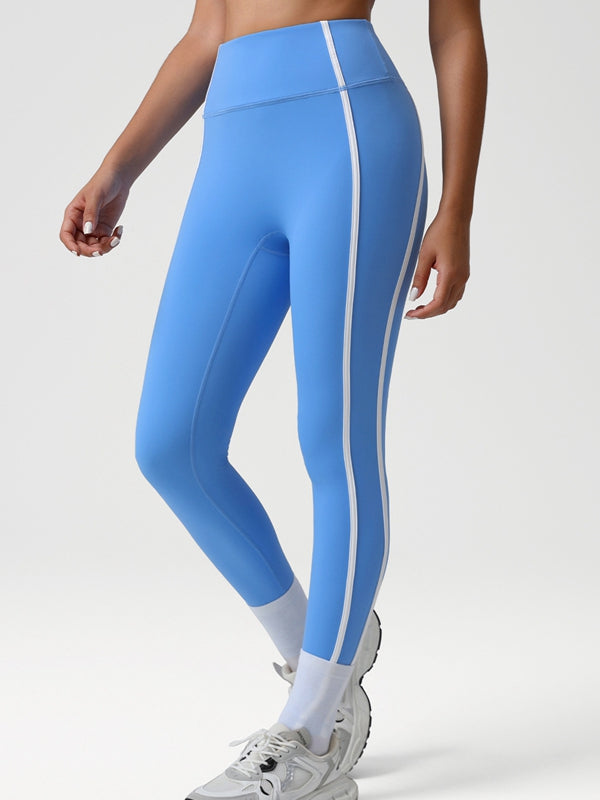 BUYCO Female Contrast Color Stripes Leggings