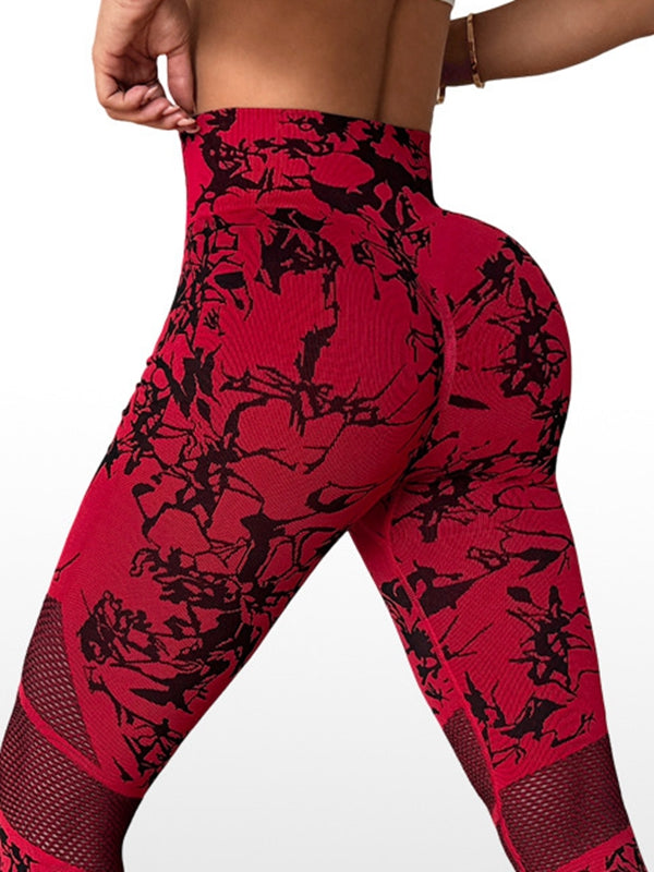 BUYCO Female Fishnet Print Modern Fit Leggings