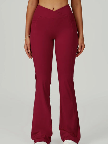 BUYCO Female V shape-waist Flare Leggings