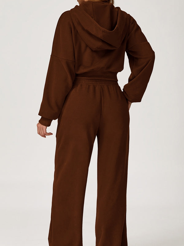 BUYCO Female Pocket Casual  With Hat Tracksuit