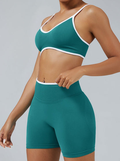 BUYCO Female Stripes Seamless High-rise Tracksuit