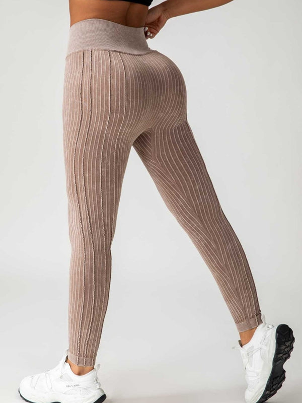 BUYCO Female Ribbed V Shape Waist Leggings