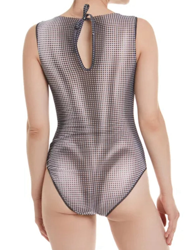BUYCO Female Contrast Color Pop Style One Piece