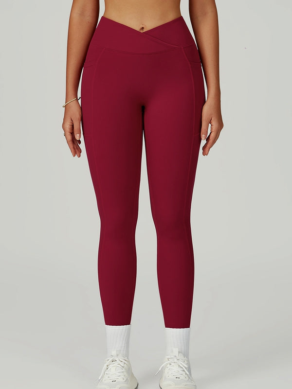 BUYCO Female V shape-waist Pocket Leggings