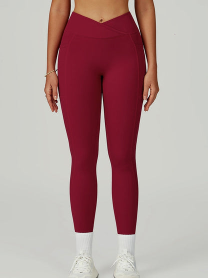 BUYCO Female V shape-waist Pocket Leggings