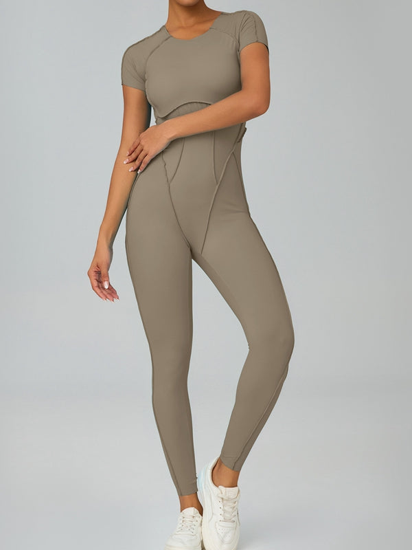 BUYCO Female Heart Backless Jumpsuit