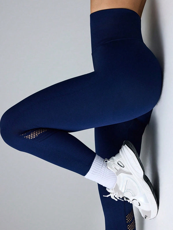 BUYCO Female Fishnet High-rise Leggings