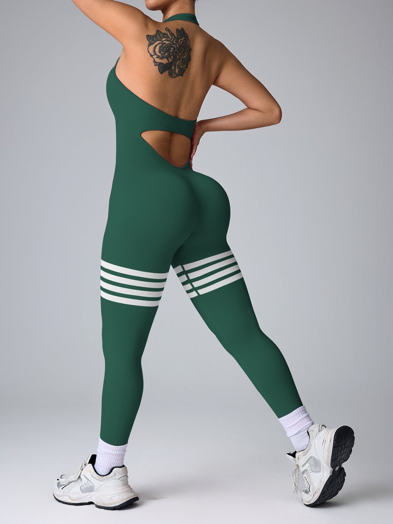 BUYCO Female Fitted Backless Jumpsuit