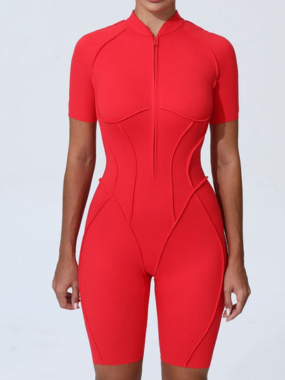 BUYCO Female Fitted Zipper Fit Romper
