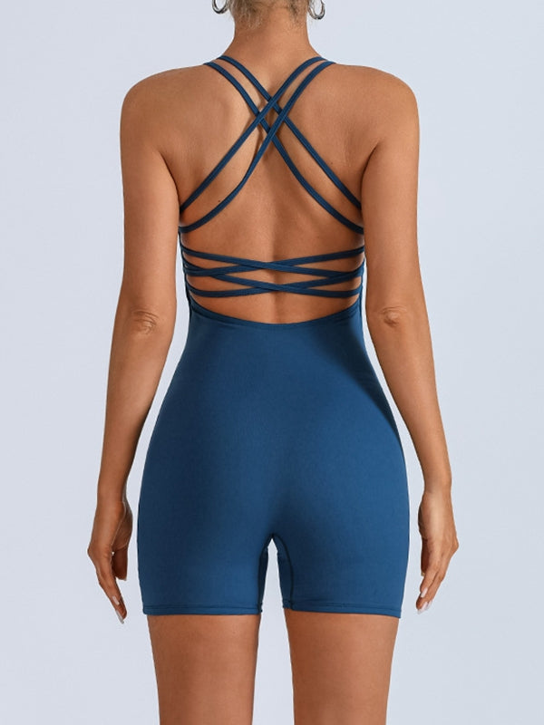BUYCO Female Unique Cross Back Romper
