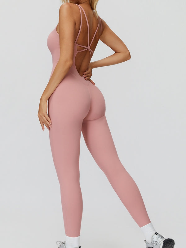 BUYCO Female Cross Back Jumpsuit