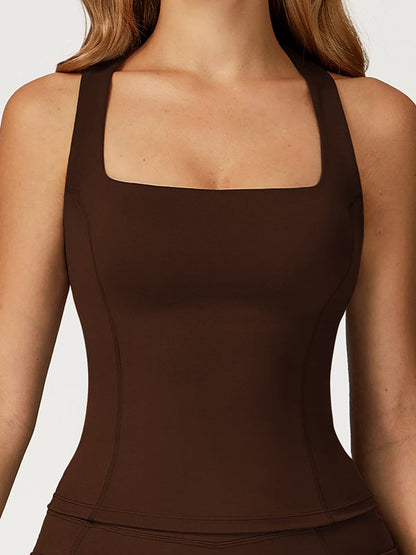 BUYCO Female Square Collar High Support Tank